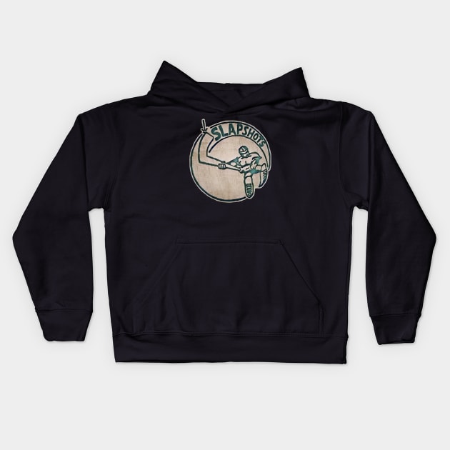 Troy Slapshots Hockey Kids Hoodie by Kitta’s Shop